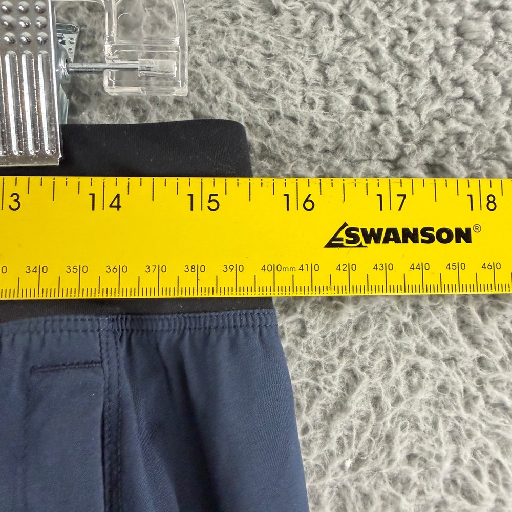 Lululemon T.H.E. Short Mens Large Navy Blue 9 Inch Lined Athletic Run Workout - Picture 4 of 10